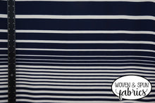 Load image into Gallery viewer, Liverpool Knit - Navy Stripes