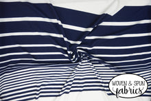 Load image into Gallery viewer, Liverpool Knit - Navy Stripes