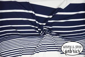 Liverpool Knit - Navy Stripes