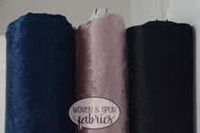 Load image into Gallery viewer, Crushed Velour Knit - Navy