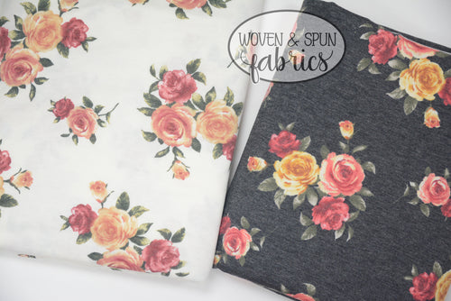 French Terry Knit - Floral