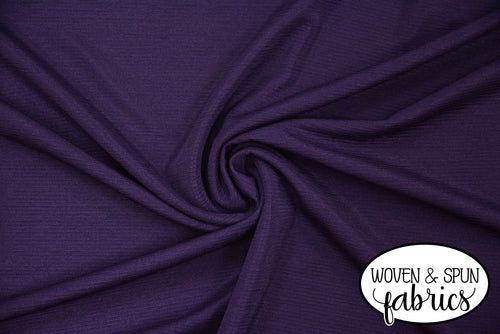 Maxwell Textured Knit - Purple