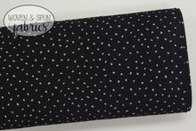 Load image into Gallery viewer, Bubble Crepe Polyester - Black Geo