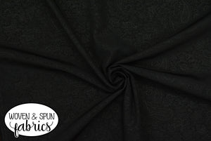 Crinkle Embossed in Black