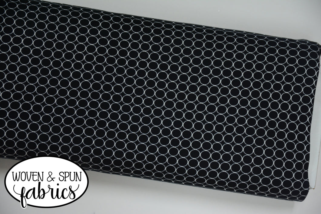 Double Brushed Poly - Black
