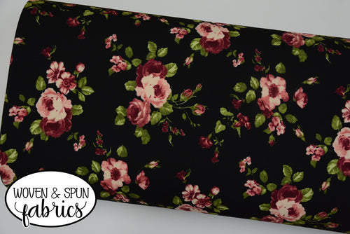 Crepe Knit - Floral Print
