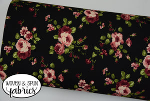 Crepe Knit - Floral Print