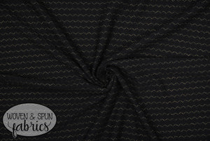 Veronica Knit - Black/Gold